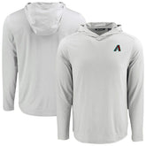 Gray Arizona Diamondbacks Cutter & Buck Coastline Epic Comfort Recycled Eco Hoodie Long Sleeve T-Shirt
