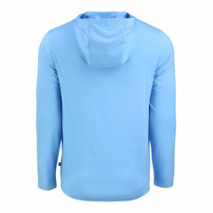 Powder Blue Kansas City Royals Cutter & Buck Coastline Epic Comfort Recycled Eco Hoodie Long Sleeve T-Shirt
