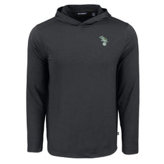 Black Athletics Cutter & Buck Coastline Epic Comfort Recycled Eco Hoodie Long Sleeve T-Shirt