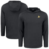 Black Athletics Cutter & Buck Coastline Epic Comfort Recycled Eco Hoodie Long Sleeve T-Shirt