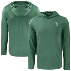 Green Athletics Cutter & Buck Coastline Epic Comfort Recycled Eco Hoodie Long Sleeve T-Shirt
