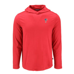 Red Philadelphia Phillies Cutter & Buck Coastline Epic Comfort Recycled Eco Hoodie Long Sleeve T-Shirt