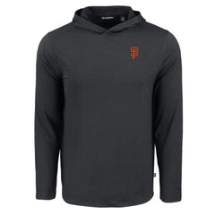 Black San Francisco Giants Cutter & Buck Coastline Epic Comfort Recycled Eco Hoodie Long Sleeve T-Shirt