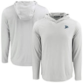 Gray Tampa Bay Rays Cutter & Buck Coastline Epic Comfort Recycled Eco Hoodie Long Sleeve T-Shirt