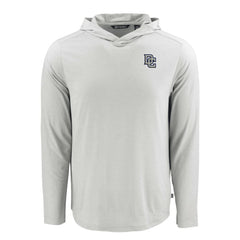 Gray Washington Nationals Cutter & Buck Coastline Epic Comfort Recycled Eco Hoodie Long Sleeve T-Shirt