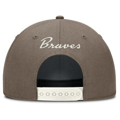 Brown Atlanta Braves Nike Rise Performance Adjustable Hat