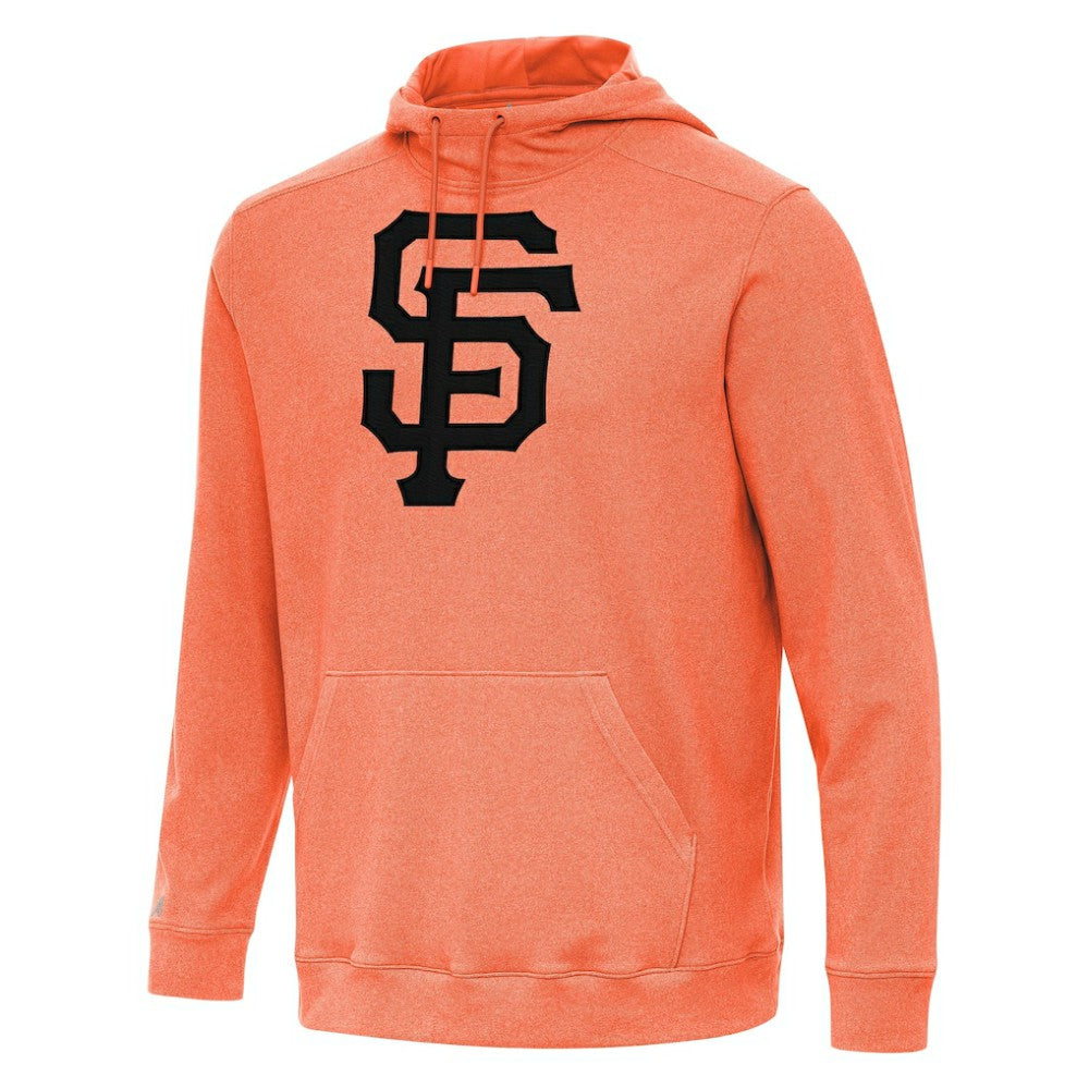 Heather Orange San Francisco Giants Antigua Cloud Pullover Hoodie
