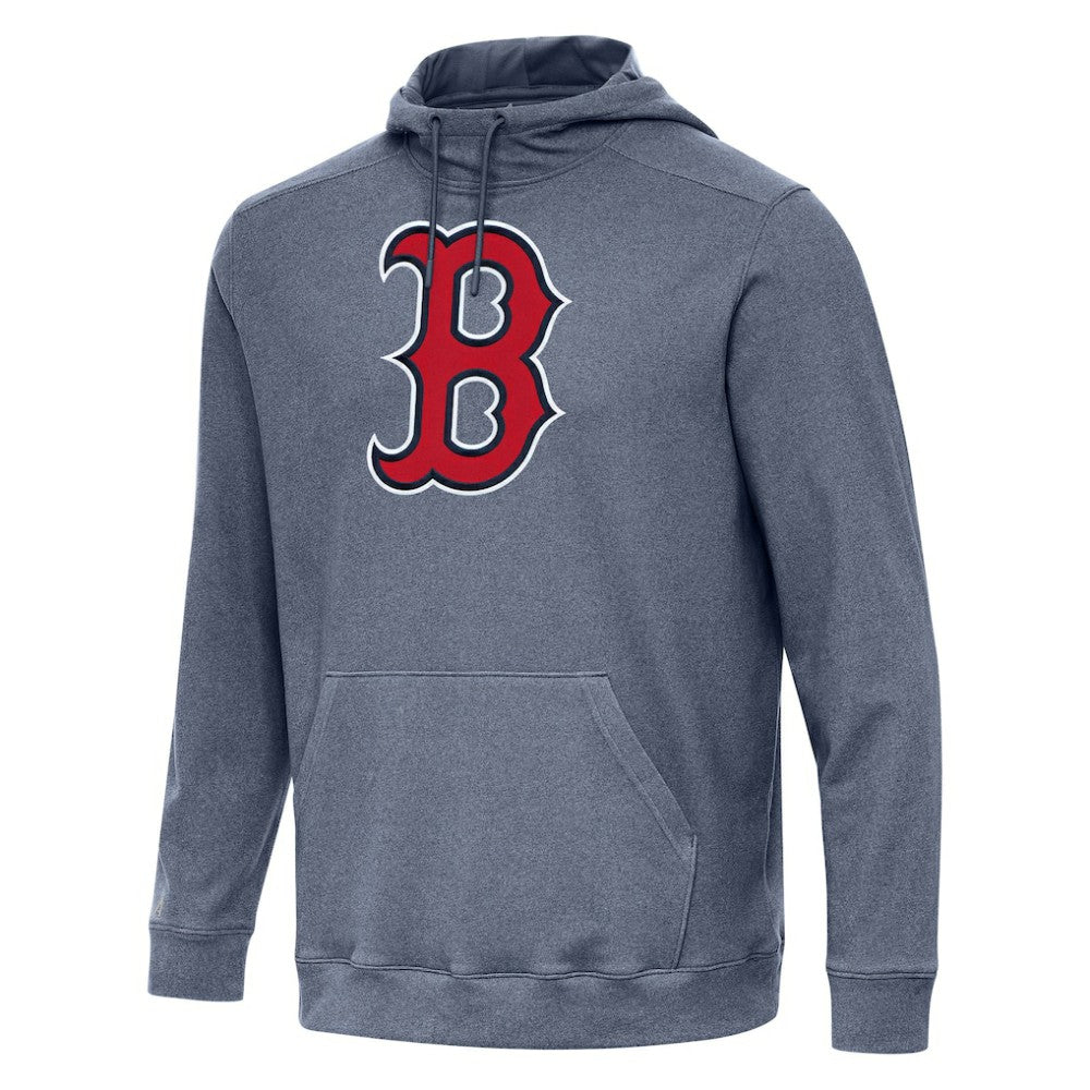 Heather Navy Boston Red Sox Antigua Cloud Pullover Hoodie