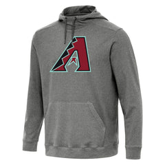 Heather Black Arizona Diamondbacks Antigua Cloud Pullover Hoodie