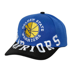 Mitchell & Ness Golden State Warriors Underarch Two-Tone Pro Crown Snapback Hat sale