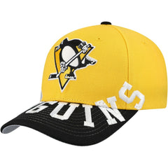 NHL Pittsburgh Penguins Mitchell & Ness Underarch Two-Tone Pro Crown Snapback Hat