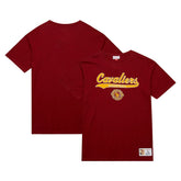 Mitchell & Ness Cleveland Cavaliers Hardwood Classics Felt Applique Slub T-Shirt sale