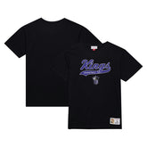 Mitchell & Ness Sacramento Kings Hardwood Classics Felt Applique Slub T-Shirt