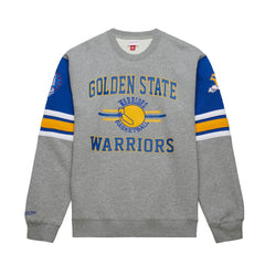 Mitchell & Ness Golden State Warriors Hardwood Classics All Over 4.0 Pullover Sweatshirt sale