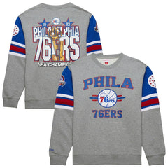 Mitchell & Ness Philadelphia 76ers Hardwood Classics All Over 4.0 Pullover Sweatshirt