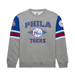 Mitchell & Ness Philadelphia 76ers Hardwood Classics All Over 4.0 Pullover Sweatshirt