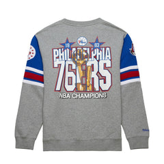 Mitchell & Ness Philadelphia 76ers Hardwood Classics All Over 4.0 Pullover Sweatshirt