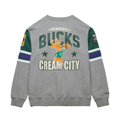 Mitchell & Ness Milwaukee Bucks Hardwood Classics All Over 4.0 Pullover Sweatshirt