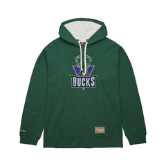 Mitchell & Ness Milwaukee Bucks Hardwood Classics Lightweight Thermal Pullover Hoodie