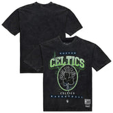 Mitchell & Ness Boston Celtics Unisex Hardwood Classics Vintage Voltage Premium Heavyweight T-Shirt