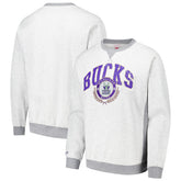 Mitchell & Ness Milwaukee Bucks Vintage Logo Pullover Sweatshirt