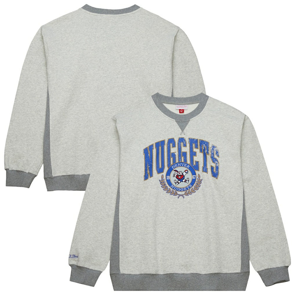 Mitchell & Ness Denver Nuggets Vintage Logo Pullover Sweatshirt sale