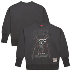 Mitchell & Ness Chicago Bulls Women's Hardwood Classics Lightweight Pullover Sweatshirt