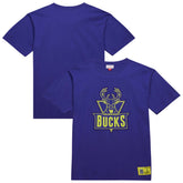 Mitchell & Ness Milwaukee Bucks Hardwood Classics Neon Nights Premium T-Shirt