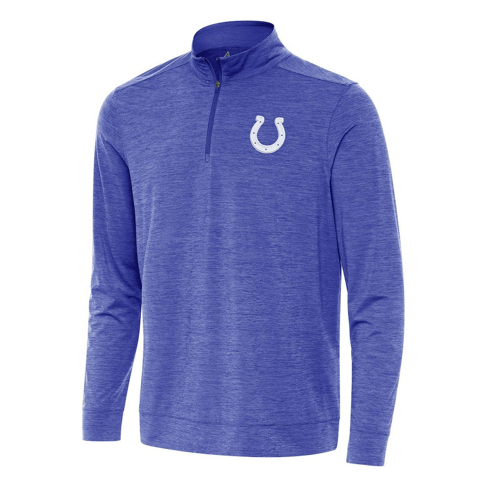 Antigua Bright Quarter-Zip Top - Indianapolis Colts Tops