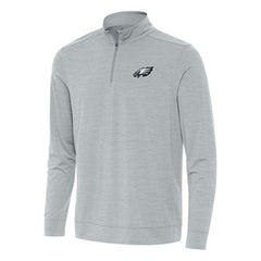 Antigua Bright Quarter-Zip Top - Philadelphia Eagles Tops