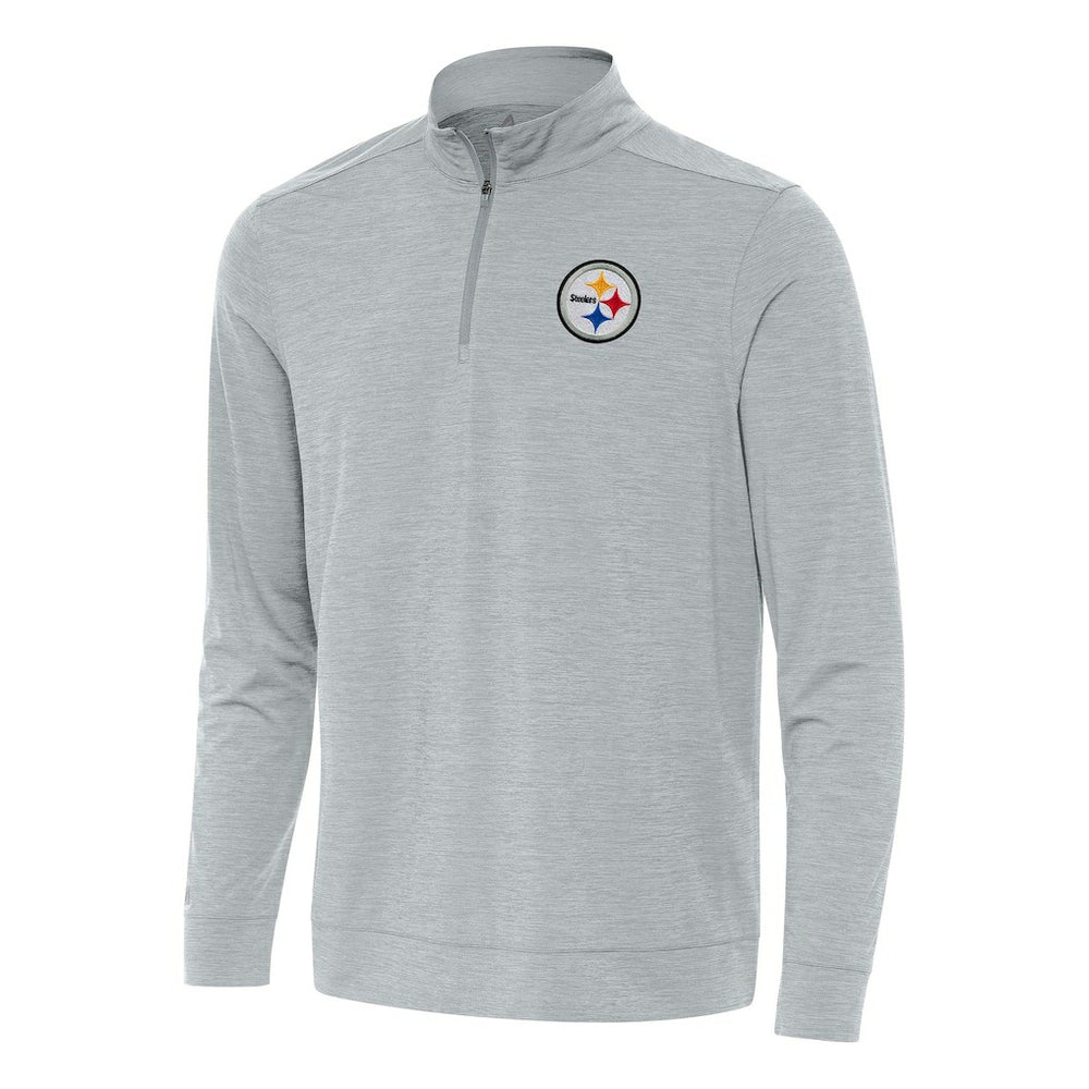 Antigua Bright Quarter-Zip Top - Pittsburgh Steelers Tops
