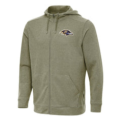 Antigua Effortless Full-Zip Hoodie - Baltimore Ravens Hoodies