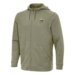 Antigua Effortless Full-Zip Hoodie - Minnesota Vikings Hoodies