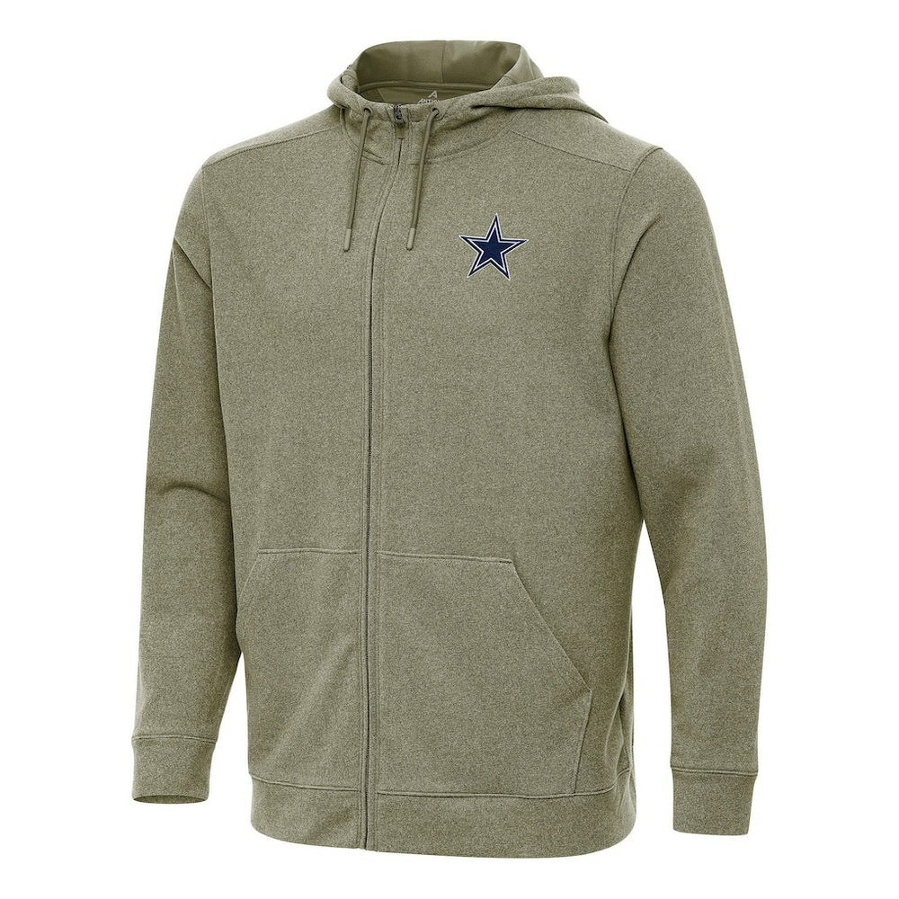Antigua Effortless Full-Zip Hoodie - Dallas Cowboys Hoodies