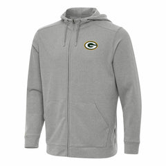 Antigua Effortless Full-Zip Hoodie - Green Bay Packers Hoodies