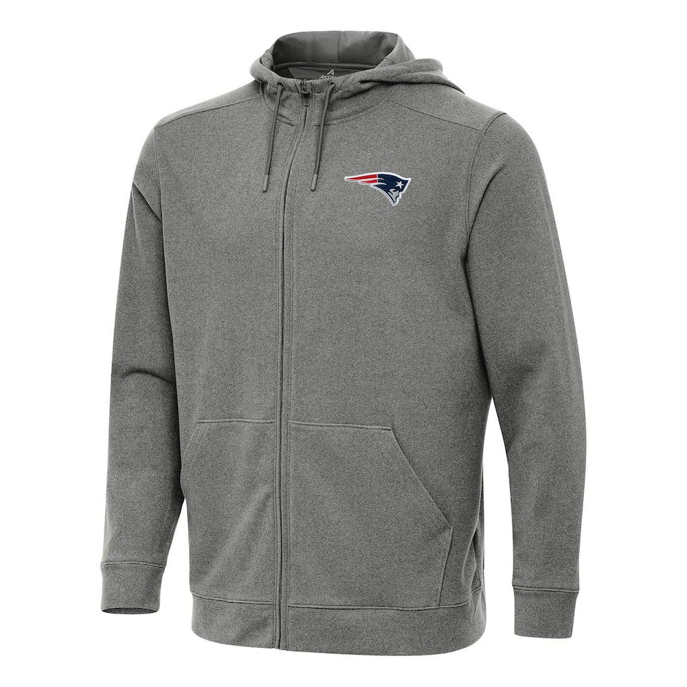 Antigua Effortless Full-Zip Hoodie - New England Patriots Hoodies