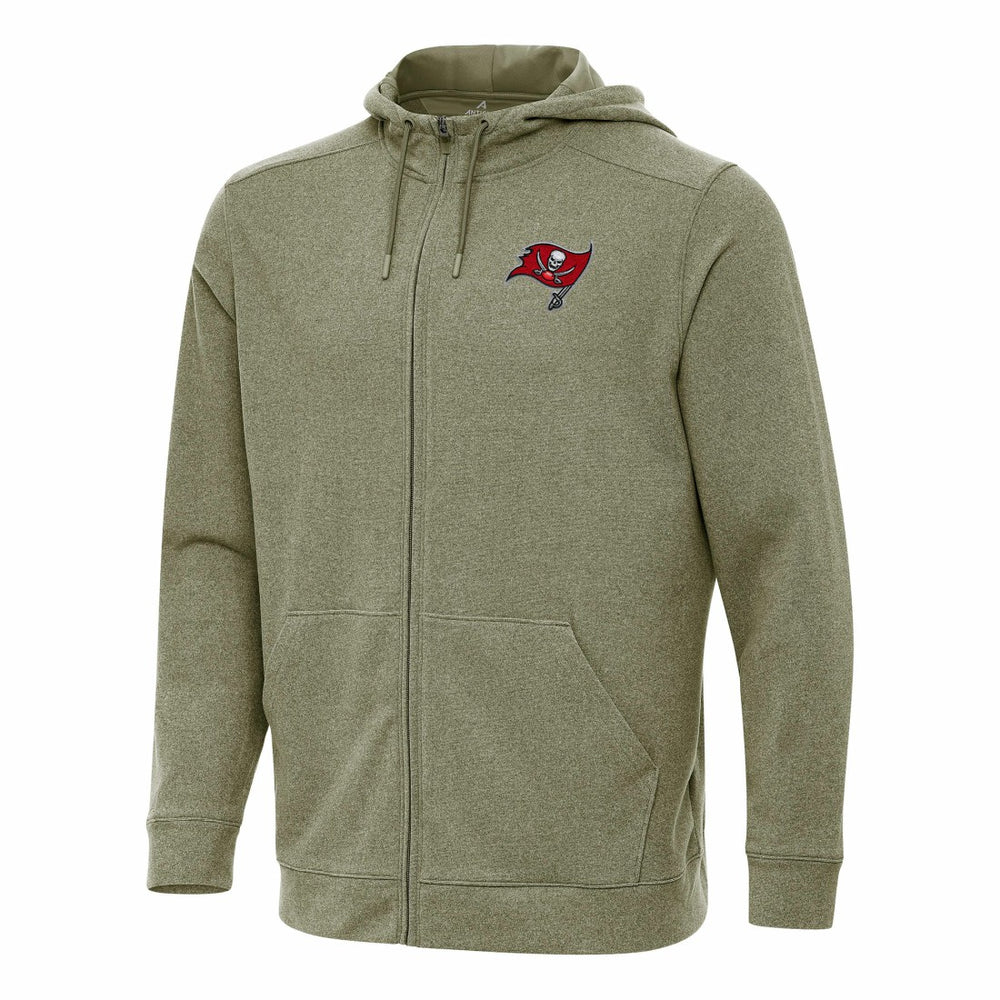 Antigua Effortless Full-Zip Hoodie - Tampa Bay Buccaneers Hoodies