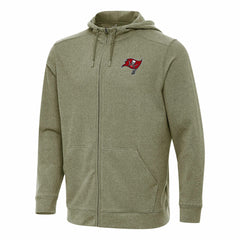 Antigua Effortless Full-Zip Hoodie - Tampa Bay Buccaneers Hoodies
