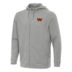 Antigua Effortless Full-Zip Hoodie - Washington Commanders Hoodies