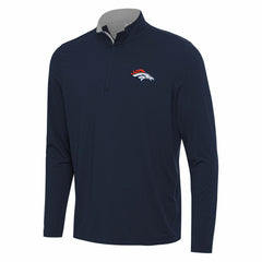 Antigua Content Quarter-Zip Pullover Top - Denver Broncos Pullover