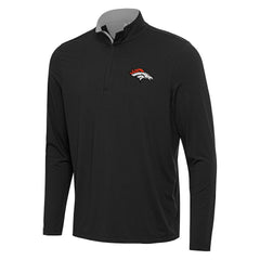 Antigua Content Quarter-Zip Pullover Top - Denver Broncos Pullover