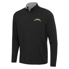 Antigua Content Quarter-Zip Pullover Top - Los Angeles Chargers Pullover