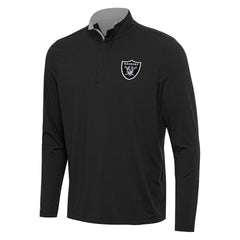 Antigua Content Quarter-Zip Pullover Top - Las Vegas Raiders Pullover