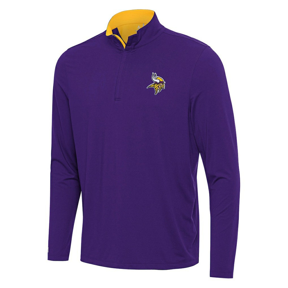 Antigua Content Quarter-Zip Pullover Top - Minnesota Vikings Pullover