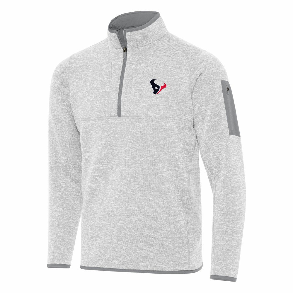 Antigua Fortune Quarter-Zip Pullover Jacket - Houston Texans Pullover