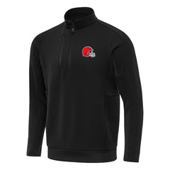 Antigua Generation Quarter-Zip Pullover Top - Cleveland Browns Pullover
