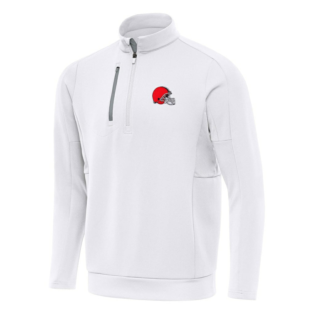 Antigua Generation Quarter-Zip Pullover Top - Cleveland Browns Pullover