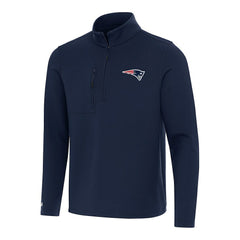 Antigua Insider Quarter-Zip Pullover Top - New England Patriots Pullover