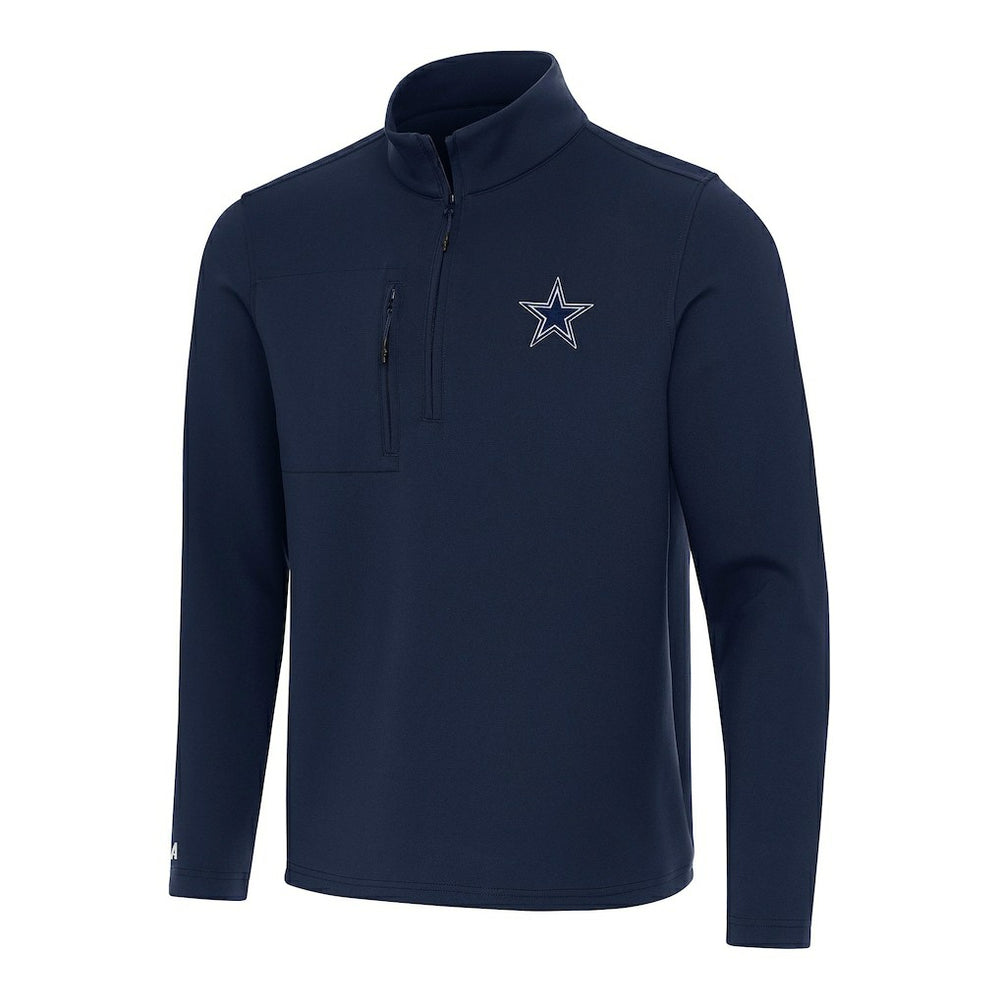 Antigua Insider Quarter-Zip Pullover Top - Dallas Cowboys Pullover