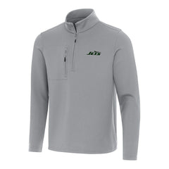 Antigua Insider Quarter-Zip Pullover Top - New York Jets Pullover